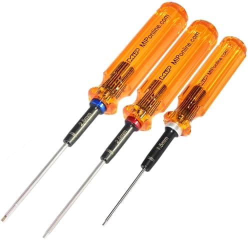 Image of MIP Gen 2 Metric Hex Driver Wrench Set, MIP9602, 1.5mm, 2.0mm & 2.5mm, Powder Coated, Mechanical