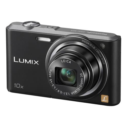 Image of Panasonic Lumix DMC-SZ3 Compact Digital Camera 16.1MP, 10x Optical Zoom with 25mm Wide Angle Lens, 2.7-Inch LCD Black (Renewed)