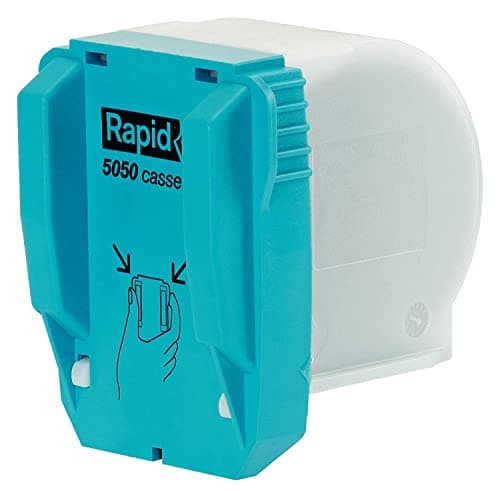 Image of Rapid R5050 Staple Refill Cassette, For Stapling up to 50 Sheets, Use with the Rapid 5050e Electric Stapler, Includes 5000 Staples, 20993500