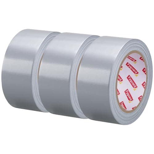 Image of Fyguard 3 Rolls Duct Tape Silver-Gray, 48mm x 28m Gaffer Tape 210μ Waterproof Repair Tape for Indoor and Outdoor Repair Fastening Reinforcing (84m in Total)