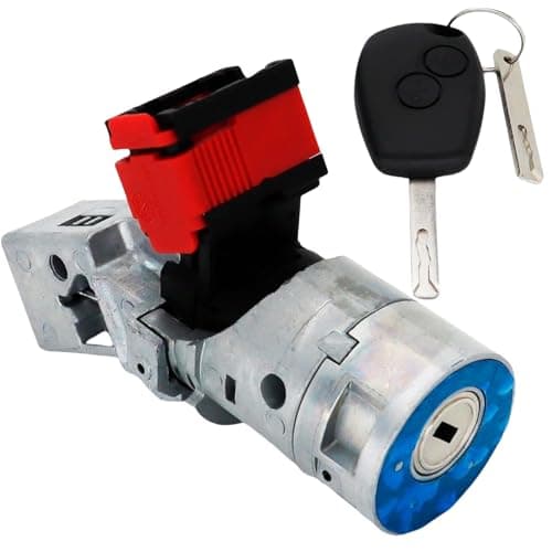 Image of AUTOXBERT Ignition Switch Ignition Lock Barrel Starter Switch with Key 7701208408,806010030R,8200214168 Fit for Renault Trafic Master Kangoo Vauxhall Opel Nissan Mercedes Fiat Dacia