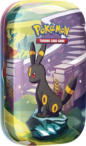 Image of Pokémon TCG: Scarlet & Violet—Prismatic Evolutions Mini Tin – Umbreon (2 Booster Packs & 1 Coin)