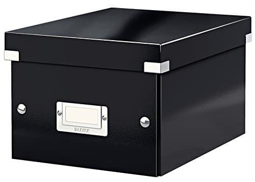 Image of Leitz A5 Storage Box, Click and Store Range 60430095 - Small, Black
