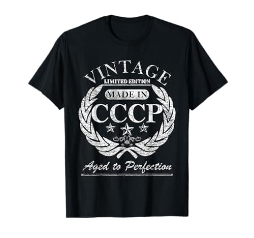Image of CCCP T Shirt Birthday Gift for Soviet People Made in USSR T-Shirt