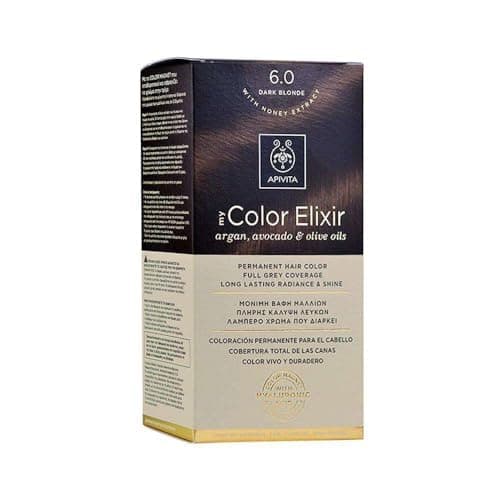 Image of Apivita Hair Colourant My Color Elixir 6.0 Dark Blonde