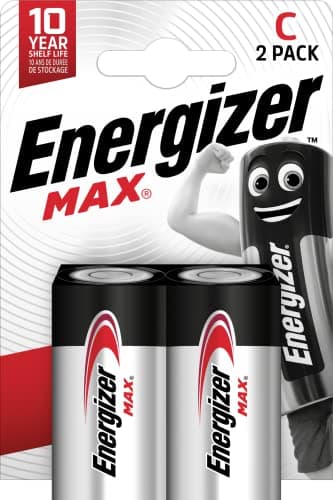 Image of Energizer MAX Alkaline C Batteries, 2 Pack