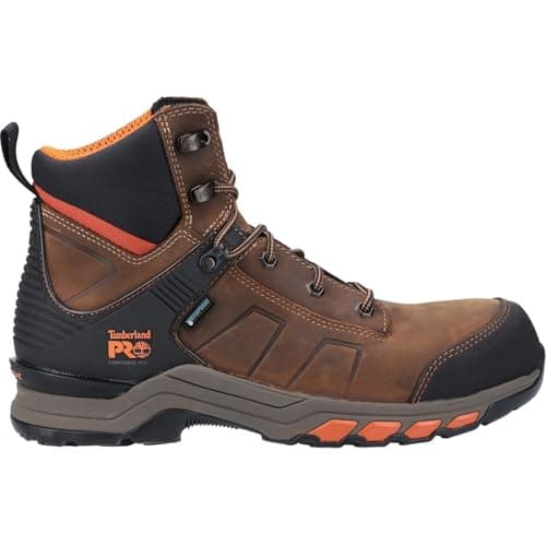Image of Timberland PRO Hypercharge Composite Safety Toe Work Boot, Brown Orange, 9 UK