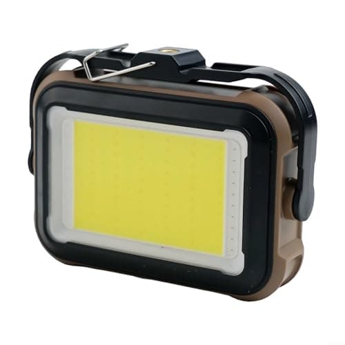 Image of Helilyco Rechargeable Solar LED Work Light, 3600mAh Power Bank Function, USB- Camping Lantern with Tripod Mount, IPX4 Waterproof Outdoor Adventure and Repair(COB)