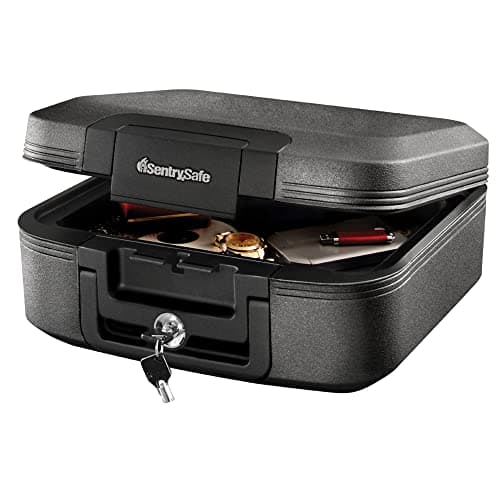 Image of Sentry Safe Fire-Safe Waterproof Document and Media Chest, Black, 32.5cm, SENCFW20201