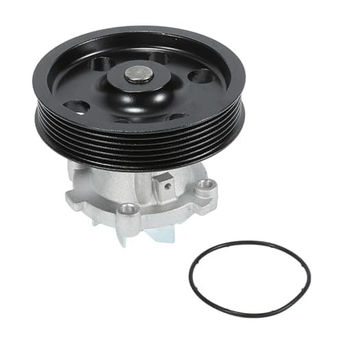 Image of Partuto Water Pump No.1334647/1741085E00/93177340/1741085/17400N86J00 Car Engine Water Pump - for Opel Agila 2008-2010 Metal Black with Gasket - 1set