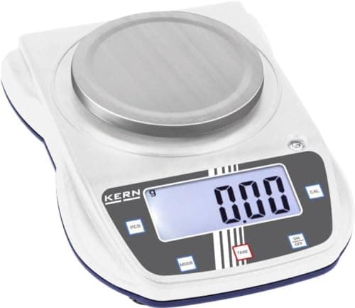 Image of Kern EHA 500-1 - Precision Balance with Robust Stainless Steel Weighing Plate, The Compact All-Round Model, Weighing Range [Max]: 500 g, Readout [d]: 0,1 g, Weighing Plate: Ø 105 mm (Stainless Steel)