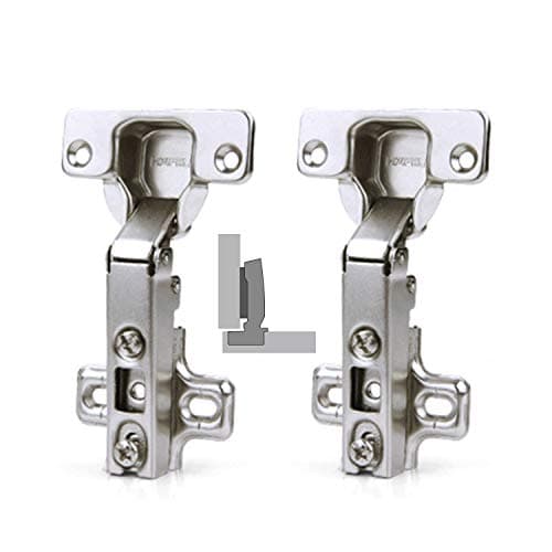 Image of HAFELE 110° Hinge Full Applied Without Integrated Shock Absorption for Kitchen Cabinets Wardrobe Door Hinges with Sliding Arms Automatic Closing Steel Packaging 2 pcs