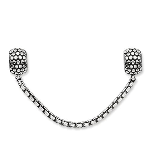 Image of Thomas Sabo Unisex Safety Chain Karma Beads 925 Sterling Silver KS0003-585-12