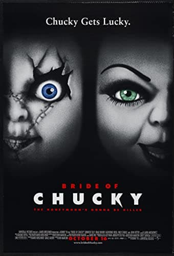 Image of Bride Of Chucky Cult Vintage Horror Film Movie Poster Print 1998 (A3)