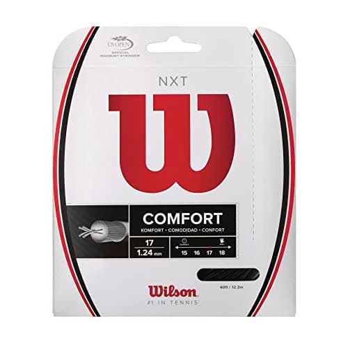 Image of Wilson NXT 17 Tennis String - Set, Black