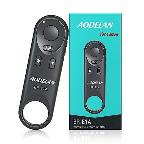 Image of AODELAN Wireless Remote Control BR-E1A Shutter Release for Canon R3 M50 EOS R RP R5 R5C R6 M6 Mark II 6D Mark II 800D Rebel SL2 T7i PowerShot G5X Mark II G7X Mark III SX70 HS; Replaces Canon BR-E1