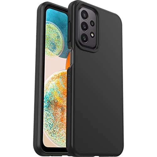 Image of OtterBox Sleek Series Case for Samsung Galaxy A23 5G, Shockproof, Drop proof, Ultra-Slim, Protective Thin Case, Tested to Military Standard, Antimicrobial Protection, Black, Non-Retail Packaging