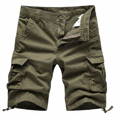 Image of Blu Apparel Men's Cargo Shorts (40 - Green)