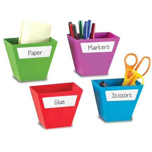 Image of Learning Resources Magnetic Create-a-Space Storage Boxes (Set of 4)