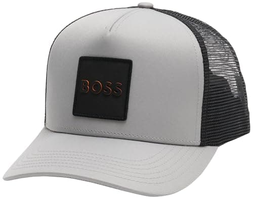 Image of BOSS Elliot-PL Men's Baseball Cap, Silver 047, One Size
