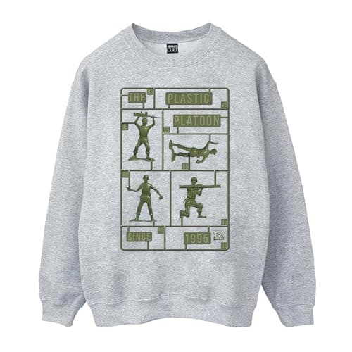 Image of Disney Boys Toy Story The Plastic Platoon Sweatshirt 7-8 Years Sport Grey