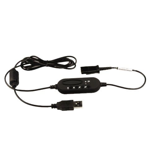 Image of Avalle Plantronics Compatible AV02 QD To USB Adaptor With Volume/Mute Control