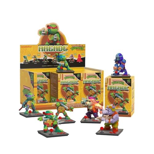 Image of Mighty Jaxx Arcade: Teenage Mutant Ninja Turtles | Sealed Tray of 6 - Contains No Duplicates | Blind Box Collectible Figurines