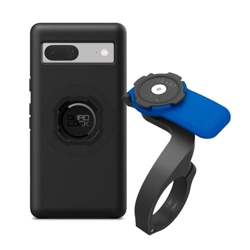 Image of Quad Lock Out Front Handlebar Bike Phone Mount (V3) with MAG Phone Case for Google Pixel 7a