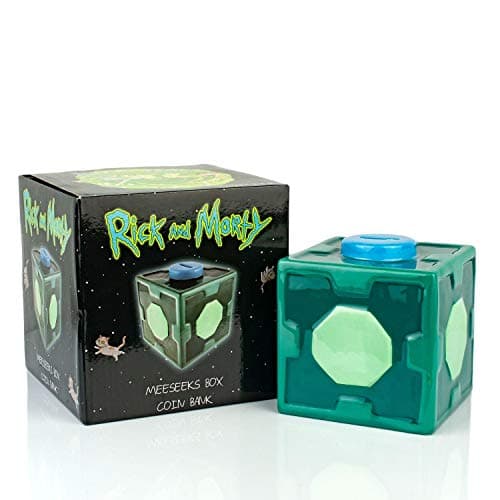 Image of Surreal Entertainment PW-RM-MSCB Rick and Morty MR.Meeseeks Box Paperweight, Multicolor