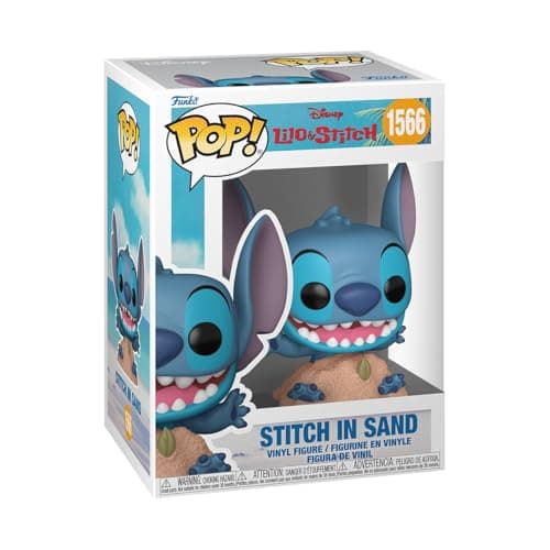 Image of Funko Pop! Disney: Lilo & Stitch - Stitch In Sand - Collectable Vinyl Figure - Gift Idea - Official Merchandise - Toys for Kids & Adults - Movies Fans - Model Figure for Collectors