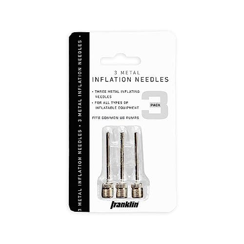 Image of Franklin Sports Metal Inflating Needles - 3 Pack, silver, One Size (3118)