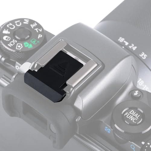 Image of JJC Hot Shoe Cover for Canon DSLR, Powershot and Mirrorless Cameras with Hot Shoes - Black (NOT for Canon Multi-Function Shoe, See Description for More Compatibility Cameras)