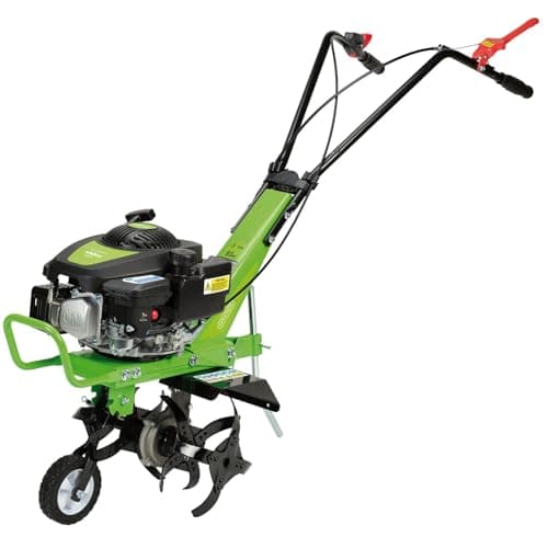 Image of Draper Petrol Cultivator Tiller 150cc 3.5HP, 360mm Tilling Width, Self-Propelled Gear Drive, Adjustable Depth 130mm, Height Adjustable Handlebars, 4-Stroke Garden Rotavator