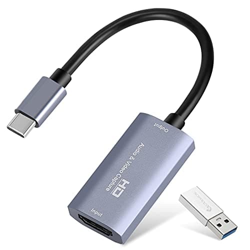 Image of Guermok Video Capture Card, 4K USB3.0 HDMI to USB C Capture Card, 1080P 60FPS/ 2K@30 Capture Devices for Gaming Live Streaming Video Recorder, Works with Windows Mac OS Switch PS4/5 OBS Zoom