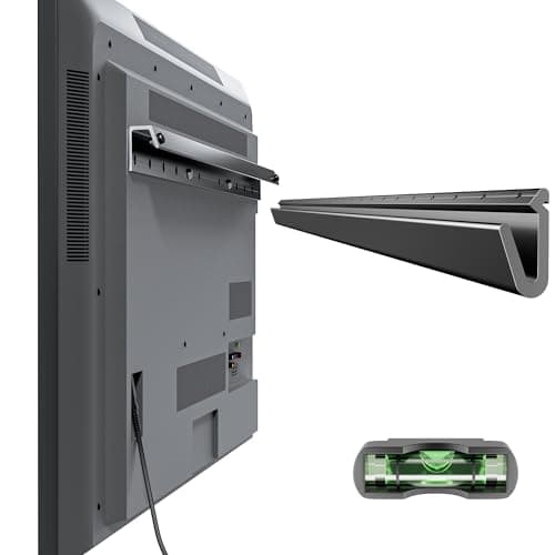 Image of Aetubree Studless Drywall TV Mount,No Drill TV Wall Mount for 32-75 inch Flat Screen TVs, Ultra Slim TV Wall Brackets for Universal TV Up to 150lbs, VESA 600x400mm, No Stud, +5° Tilt, Easy Install