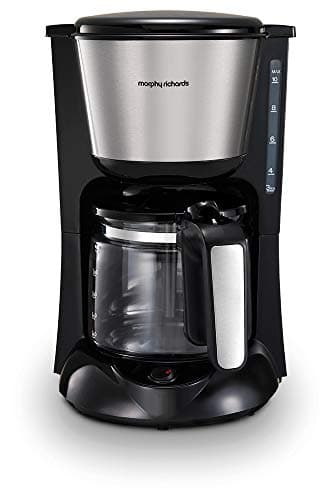 Image of Morphy Richards 162772EE Filter coffee maker with timer and Gebürstet insulated jug - Glaskanne