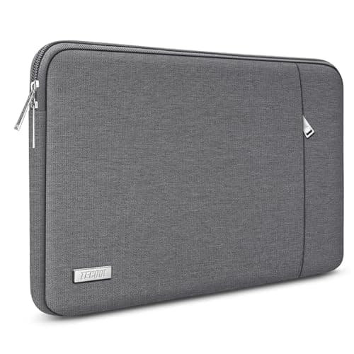 Image of TECOOL 14 Inch Laptop Sleeve,Protective Laptop Case 14 inch for 14" HP EliteBook Pavilion Dell Lenovo Thinkpad Acer Chromebook Notebook,MacBook Air 15 M5 M4 2026 Waterproof Computer Case,Dark Grey