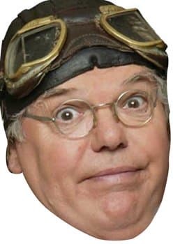 Image of FoxyPrinting Roy Chubby Brown Celebrity Cardboard Party Face Mask Fancy Dress