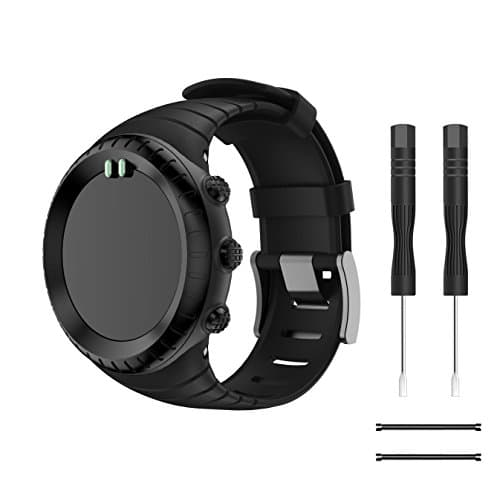 Image of TOPsic Compatible Suunto Core Straps, Soft Silicone Sport Replacement Wristband Smart Watch Fitness Band For Suunto Core