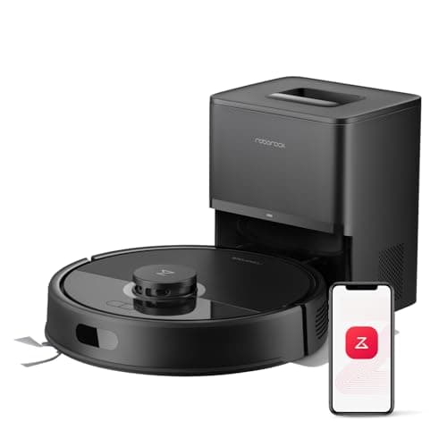 Image of roborock Q7 L5+ Robot Vacuum Cleaner with Mop, 8000Pa Strong Suction, Up to 7 Weeks of Hands Free Cleaning, Dual Anti-Tangle System for Pet Hair&Carpet, PreciSense LiDAR Navigation, APP Control, Black