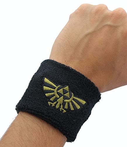 Image of Legend of Zelda Hyrule Logo Terry Cloth Wristband