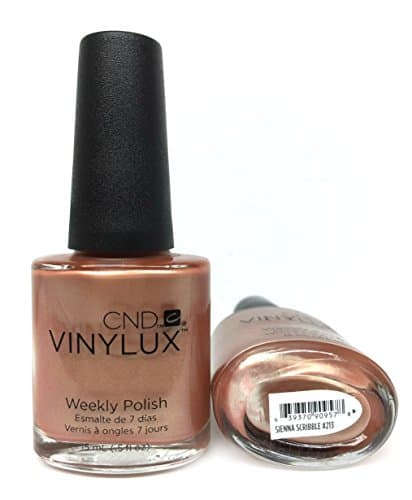 Image of CND Vinylux Long Wear Nail Polish (No Lamp Required), 15 ml, Nude, Sienna Scribble