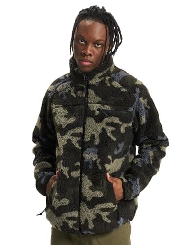 Image of Brandit Teddyfleece Jacket, color: darkcamo, size: L