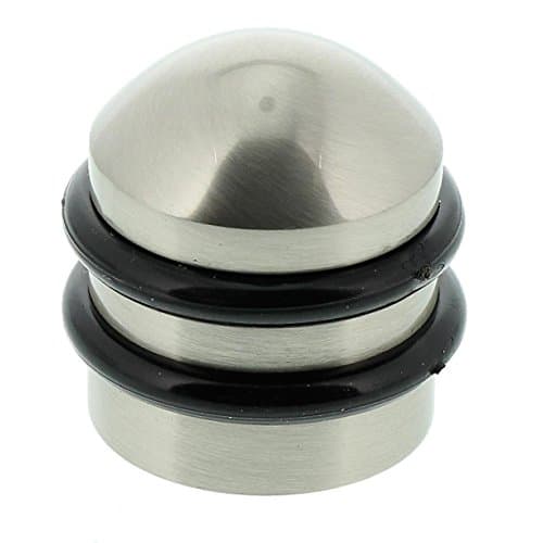 Image of BURG-WÄCHTER Floor Door Stopper, Height: 37 mm, Diameter: 35 mm, Incl. Mounting Material, TSB 2235 Ni SB, Stainless Steel Finish, 15681 0