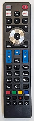 Image of RE-FLIX Replacement Remote Control for Philips TVs BDS4622V/00 & Similar - TV Remote Control Ready to Use - No Programming