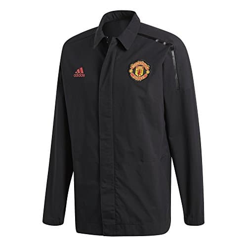 Image of Adidas Men's Manchester United Z.N.E. Jacket - Black, Small