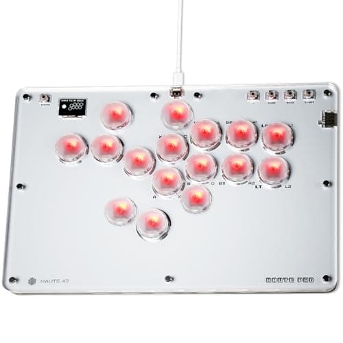 Image of Sehawei Haute42 Arcade Stick 16Keys All-Button Gamerfinger with Turbo Functions & Custom RGB,Arcade Controller Street Fight for PC/Ps3/Ps4/Switch/Steam Game Keyboard-Supports Hot Swap & SOCD
