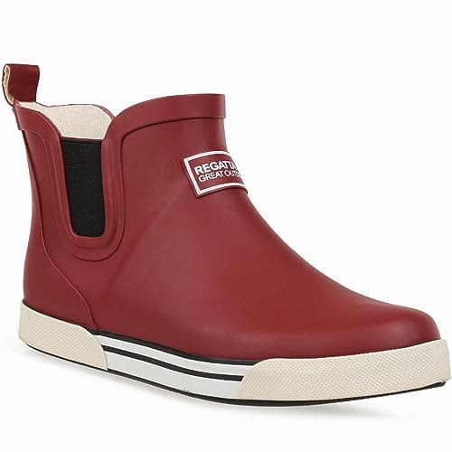 Image of Regatta Womens Lady Bayla Ankle Wellington Boots Wellies - Cabernet - 3 UK