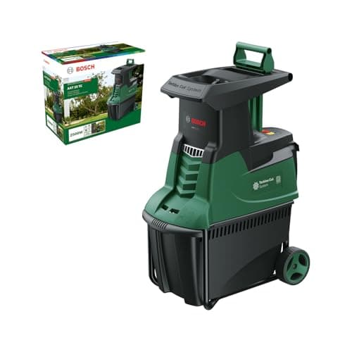 Image of Bosch Garden Turbine Shredder AXT 25 TC (2500 W; Suitable for Wood and Tough Garden Debris; Integrated Collection Box 53L; in Carton Packaging)