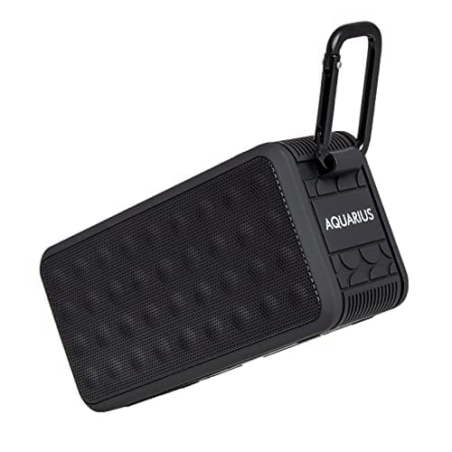 Image of AQUARIUS Portable & Waterproof Bluetooth Speaker, Black 10W Wireless Sound System with Deep Bass, 10-Hour Playback & Shockproof Design